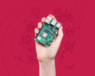 The binned Pi 4 Model B starts at $87.25. Pictured: a promo picture of the SBC.