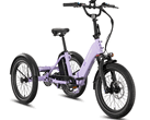 The Lectric XP Trike2 750 features a 840 Wh battery and offers up to 70 miles (112 km) of assistance range on a single charge (Image source: Lectric)