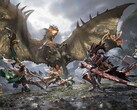 Monster Hunter Outlanders official promotional artwork.