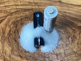 The sodium naturally belongs in the battery cell.