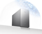 The NAS starts at around $338 in China. Pictured: a promo picture with the side view of the system.