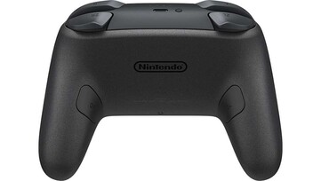 The Nintendo Switch 2 Pro Controller Resident Evil Requiem Edition has black shoulder buttons