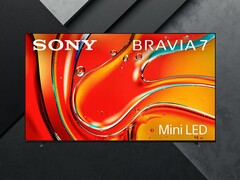 85-inch Sony Bravia 7 Mini LED TV front shown (Image source: Sony with edits)