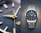 A close up of the new The Citizen watch alongside the whole watch.