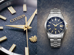 A close up of the new The Citizen watch alongside the whole watch.