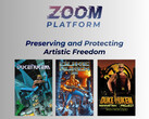 Zoom Platform banner with Duke Nukem games (Image source: Zoom Platform with edits)
