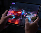 The 13-inch Legion Y900 gaming tablet will pack the Snapdragon 8 Elite Gen 5. Pictured: a promo picture showing the tablet running a racing game.