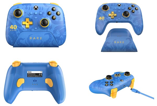 8BitDo Ultimate 3-mode Controller - Rare 40th Anniversary Edition is available to buy from 8BitDo and Amazon. (Image source: 8BitDo)