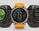 Garmin’s Fenix 8 (pictured) and related smartwatches have received beta version 17.27. (Image source: Garmin)