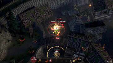 An image showing a battle in Heretical.