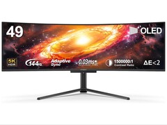 Innocn 49Q1R gaming monitor promo image show key specifications.