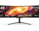 Innocn 49Q1R gaming monitor promo image show key specifications.