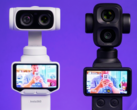 The Insta360 Luna Ultra next to the Osmo Pocket 4P.