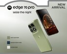 The Motorola Edge 70 Pro has a familiar design.