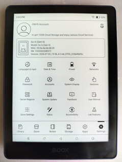 System settings.