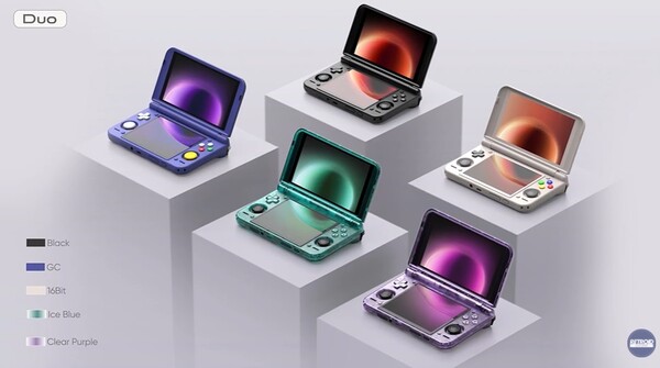 The Retroid Pocket Duo is available in a single configuration but five colors.