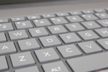 The keycaps are now dark gray instead of white for easier visibility which was an issue on the 2022 Envy 16