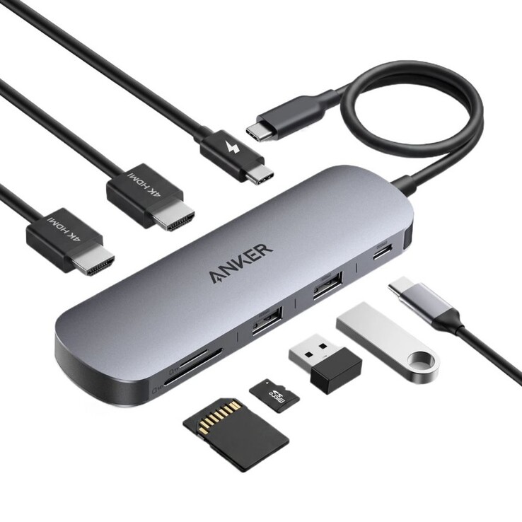 The Anker Nano USB-C Hub (8-in-1, Dual Display)