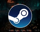 An image showing the game Darkest Dungeon II and the Steam logo.