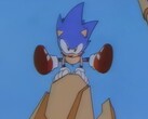 An AI-upscaled render of Sonic CD's opening