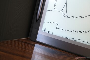 The inner bezel on the Huion Ink...