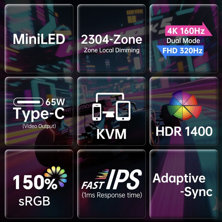 KTC M27P6S gaming monitor features.