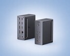 The Ugreen USB-C DisplayLink Docking Station supports 4 displays on macOs and Windows.