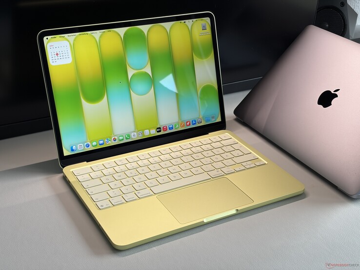 Apple MacBook Neo next to the Apple MacBook Air M1