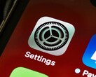 Close-up of an iPhone screen showing the Settings app icon