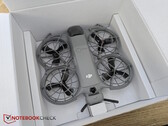 The DJI Neo 2 in its packaging. (Image source: Notebookcheck)