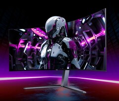 The new AOC Agon Pro gaming monitor features a 34-inch curved display with an QD-OLED panel.
