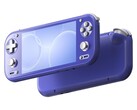 The Anbernic RG 55G1 in Indigo.