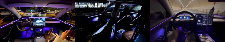 Star Ring Tesla ambient lighting kit zones.
