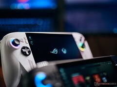 Asus ROG Xbox Ally resting on desktop (Image source: Andreas Osthoff)