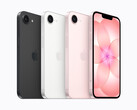 While the iPhone 16e only comes in black and white, Apple is offering the iPhone 17e in an additional light-pink colorway.