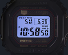 Pictured - a close-up image of the Casio MRG-B5000B-1's display.
