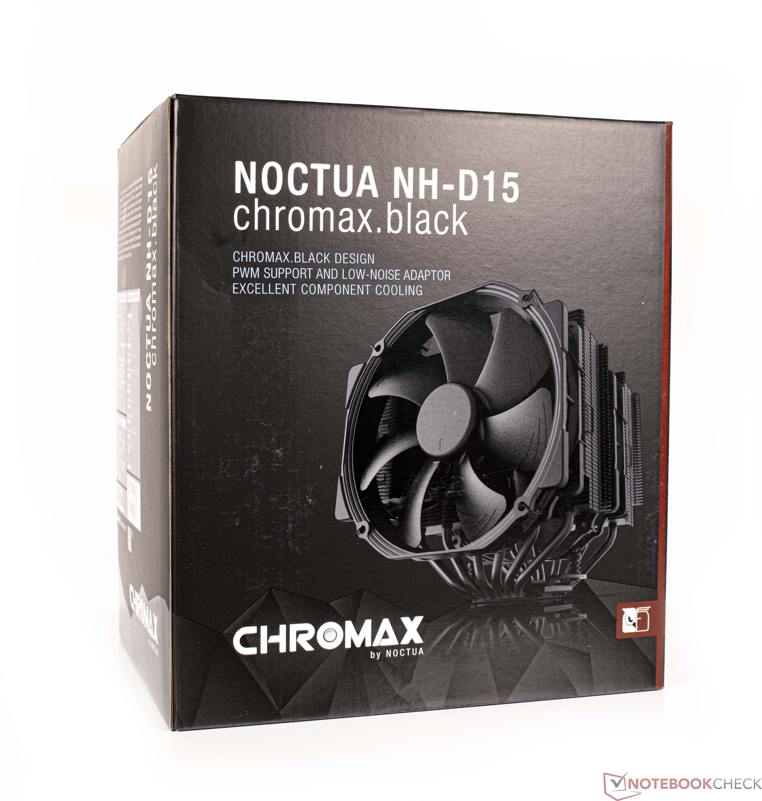 Noctua NH-D15 chromax.Black, Dual-Tower CPU Cooler (140mm, Black