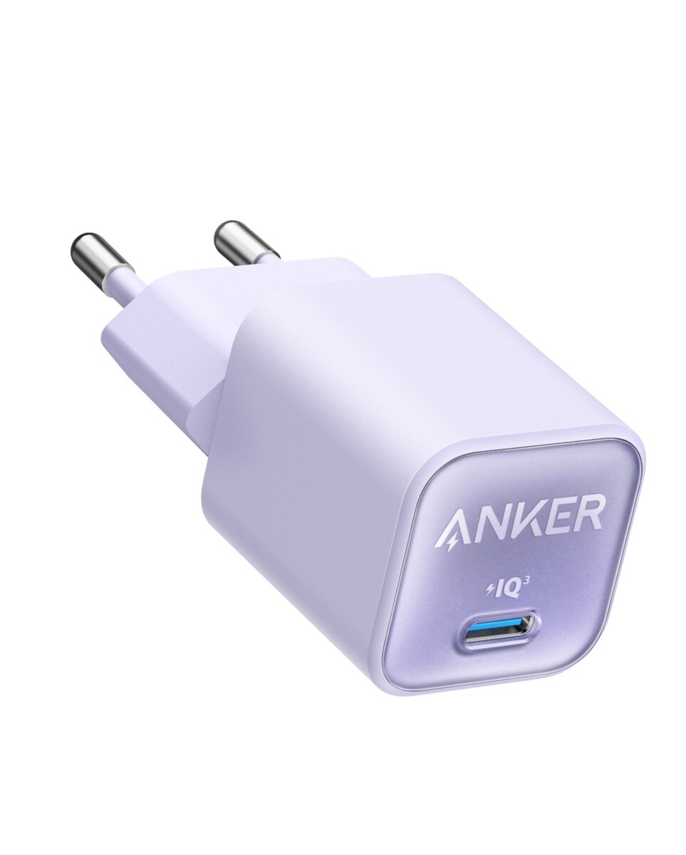 Anker 511 (Nano 3) 30W Wall Charger with USB-C GaN for iPhone