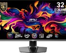 The MSI MPG 321URX is a 32-inch 4K QD-OLED monitor with a 240 Hz refresh rate. (Image source: MSI/Amazon)