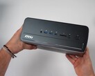 MSI Pro Max Edge AI Mini PC has plenty of IO on the front.