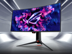 The Asus ROG Swift OLED PG34WCDN is equipped with a 34-inch RGB Tandem QD-OLED display.