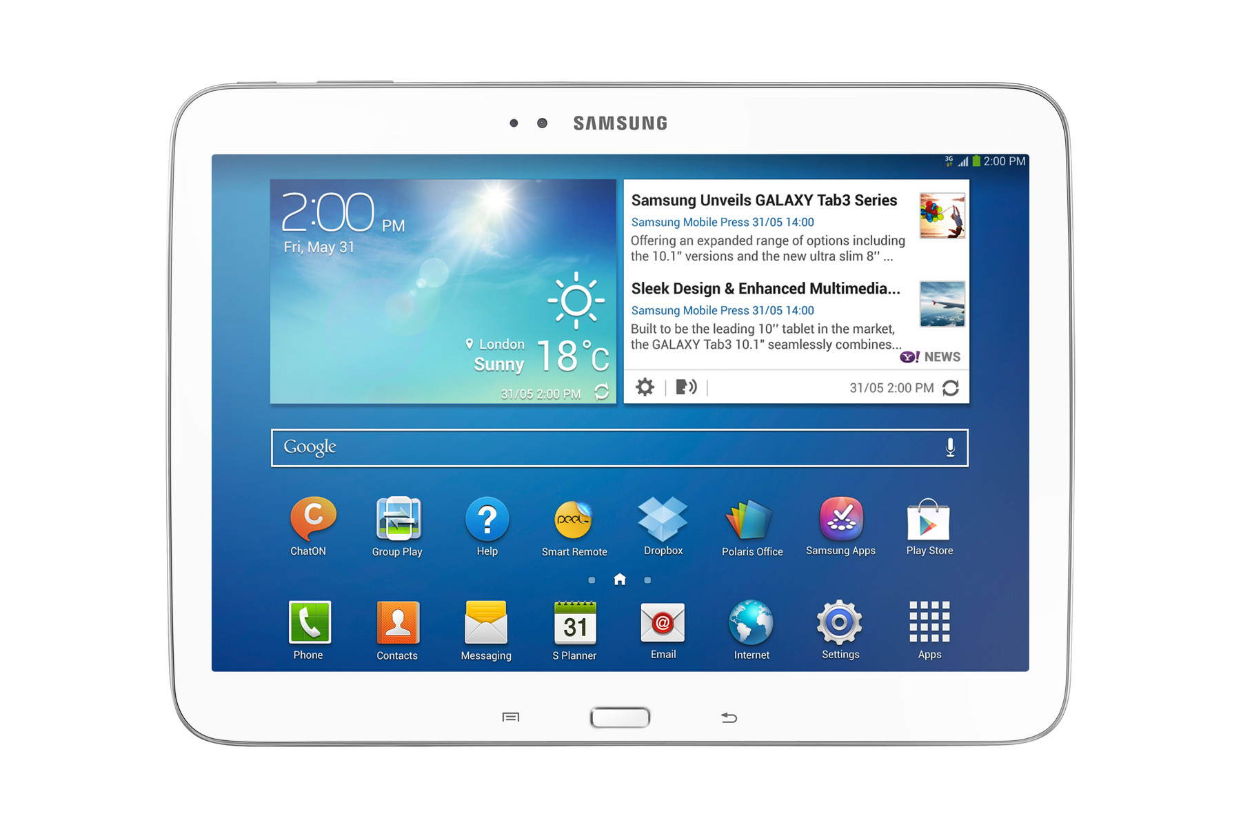 Samsung Galaxy Tab 3 10.1 inch - External Reviews
