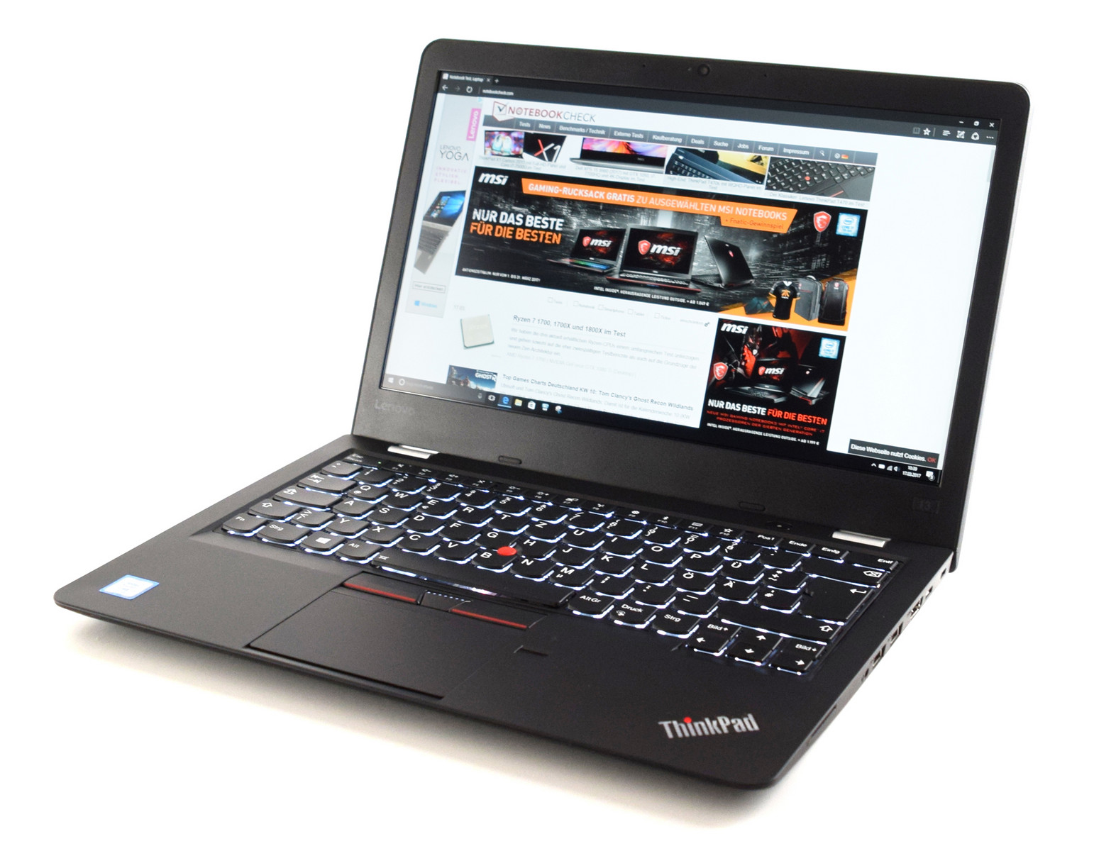 Lenovo ThinkPad 13-20J2S00G00 - Notebookcheck.net External Reviews