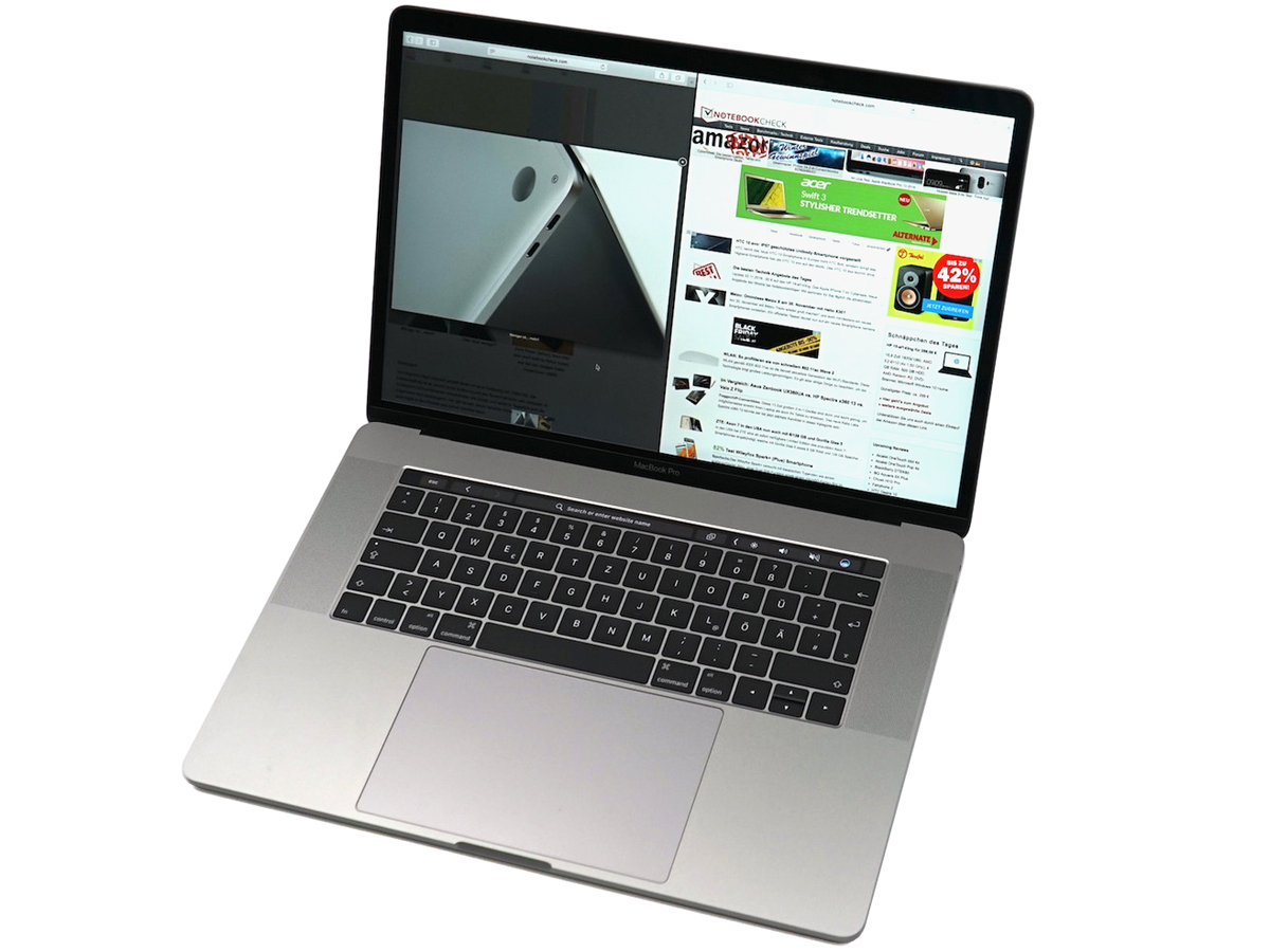 Apple MacBook Pro 15 2017 (2.8 GHz, 555) - Notebookcheck.net