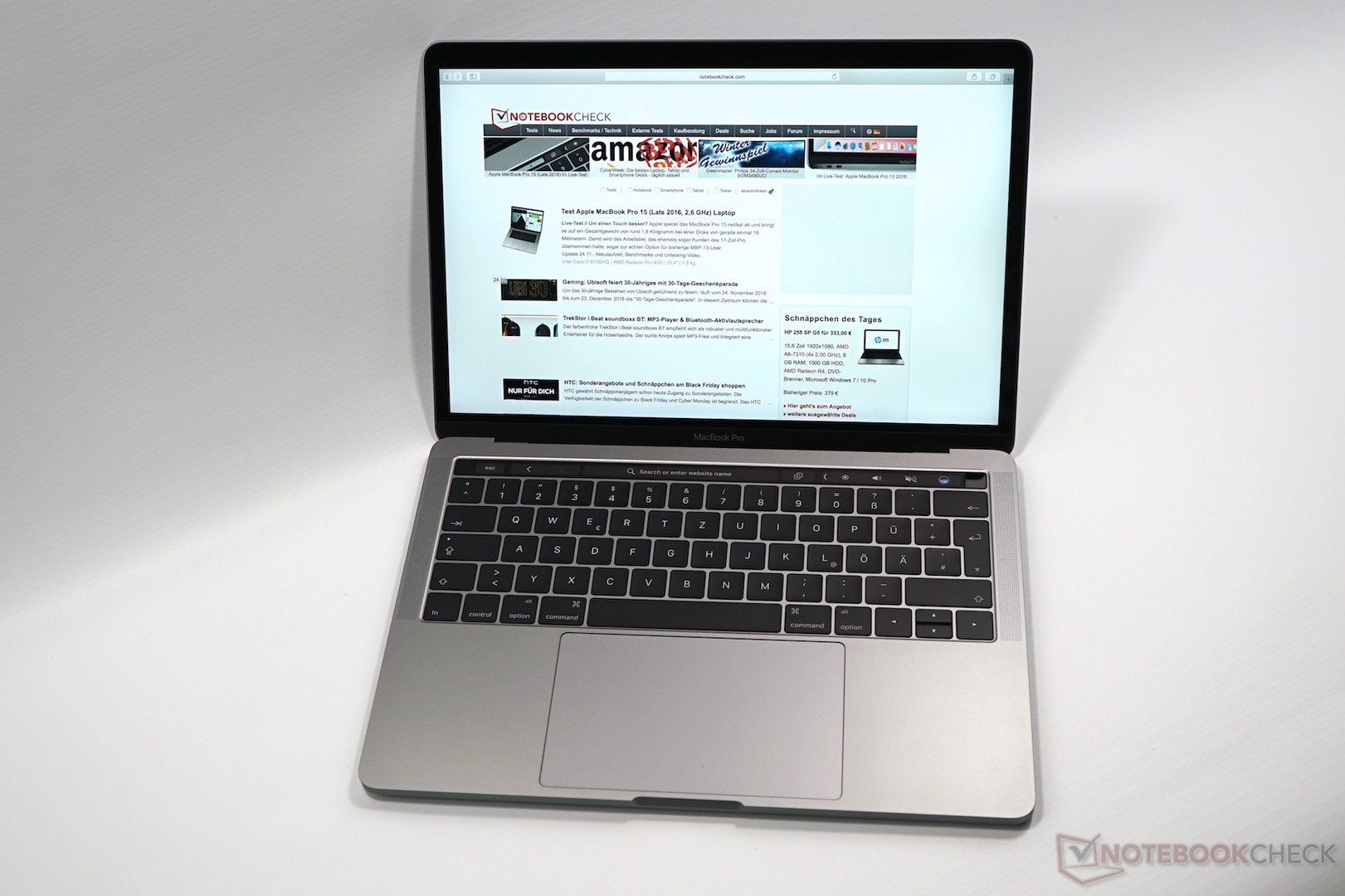Apple MacBook Pro 13 2018 Touchbar i7 - Notebookcheck.net External