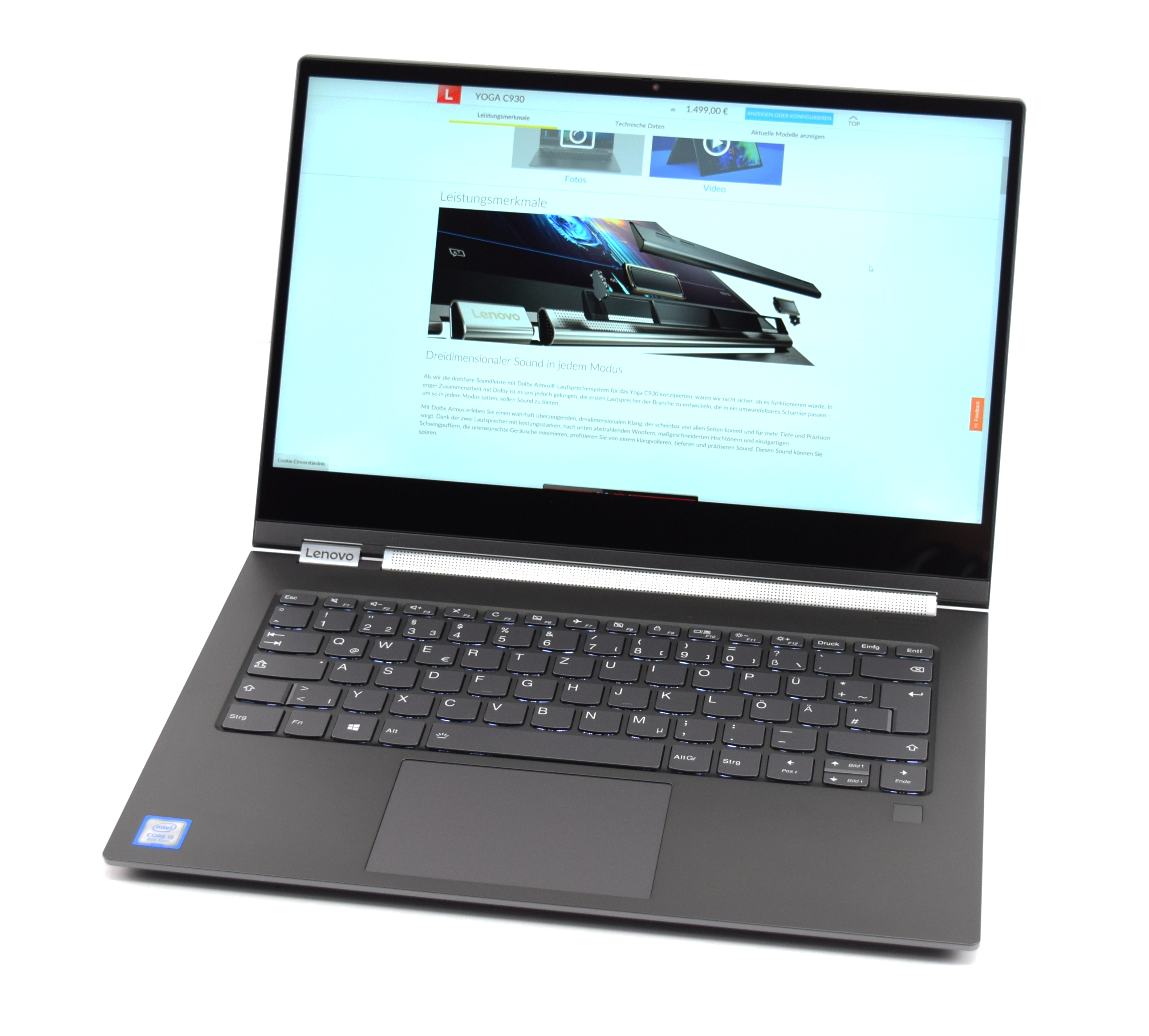 Lenovo Yoga C93013IKB  Notebookcheck.net External Reviews
