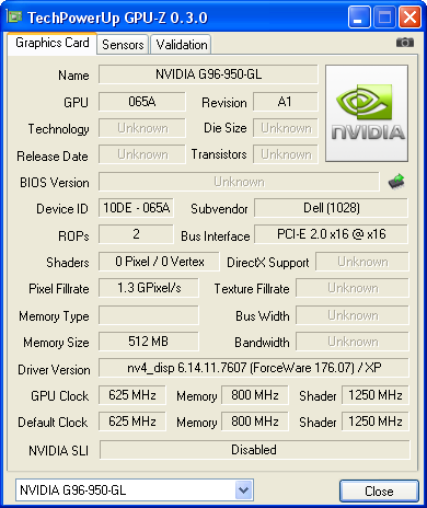 NVIDIA Quadro FX 1700M - NotebookCheck 