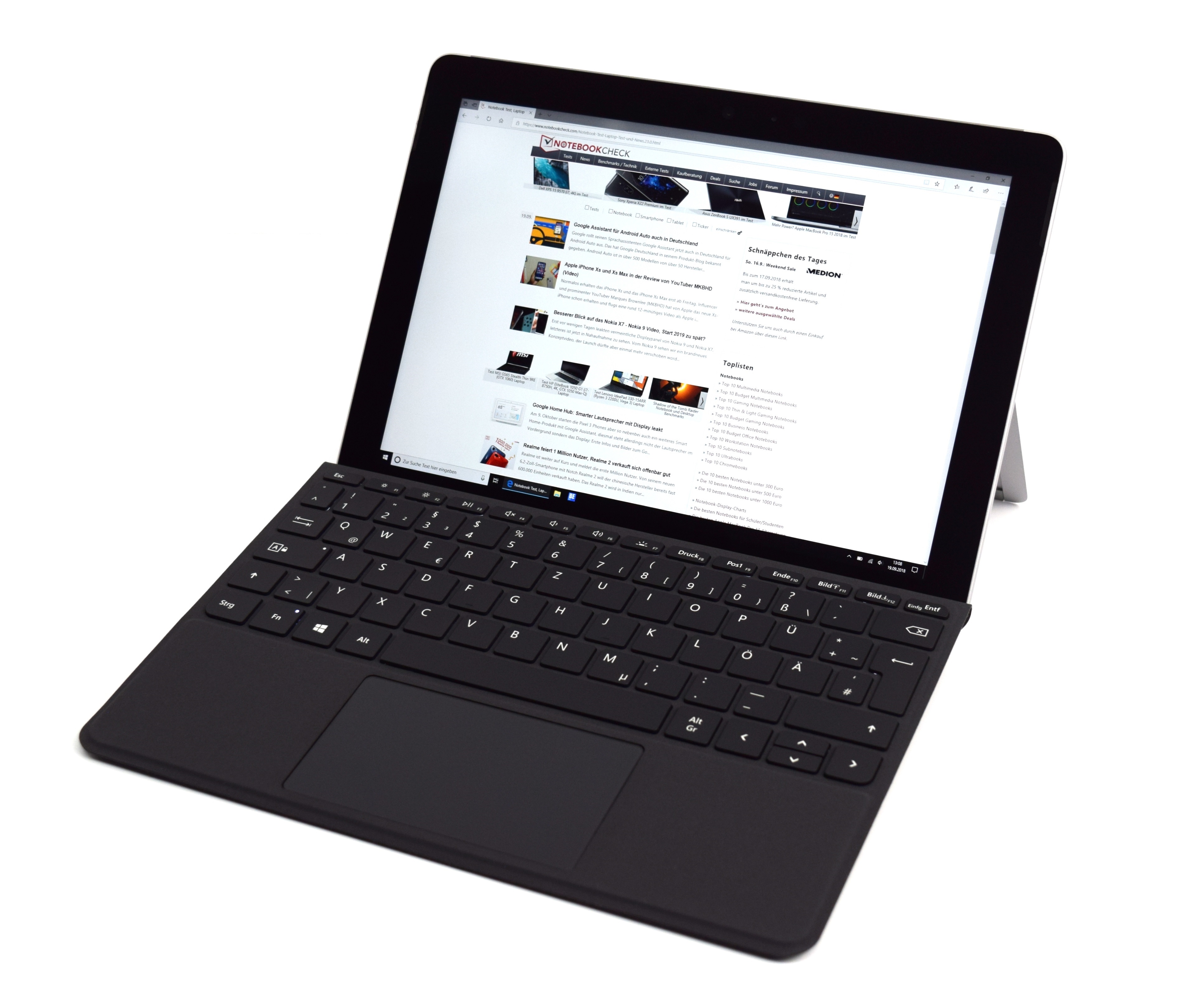 Microsoft Surface Go MHN-00003 - Notebookcheck.net External Reviews
